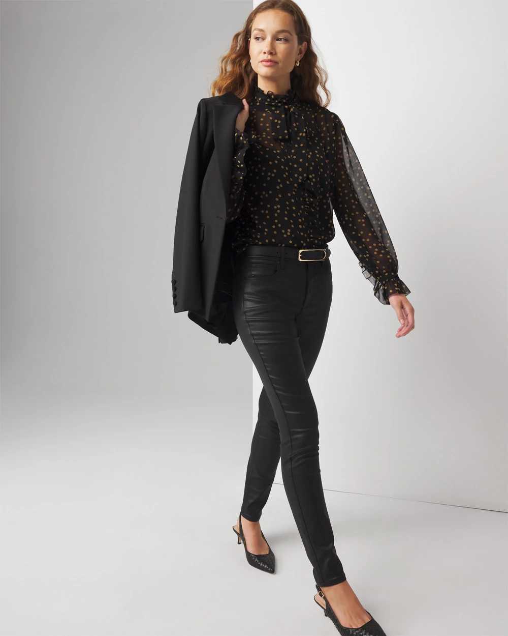 White house black market leather pants hotsell